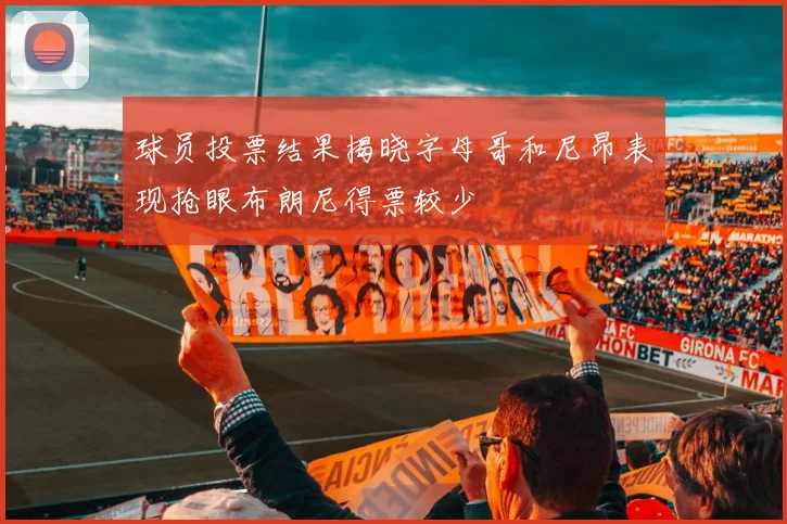 球员投票结果揭晓字母哥和尼昂表现抢眼布朗尼得票较少